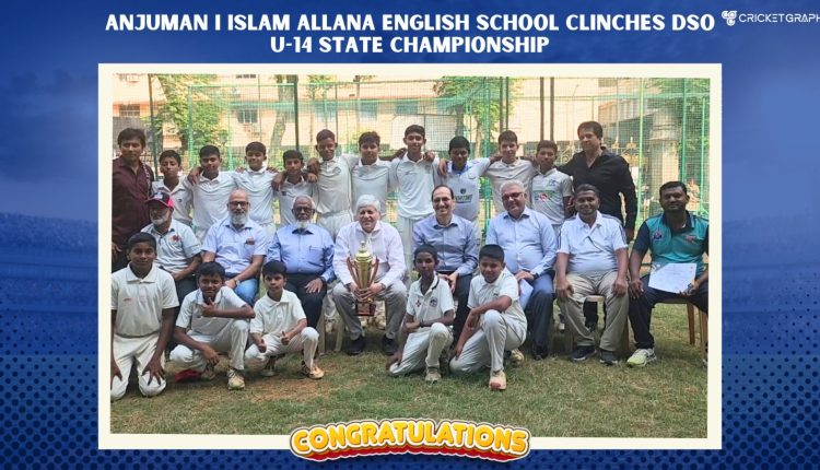 Anjuman-I-Islam Allana English High school Clinches DSO U 14 state Championship