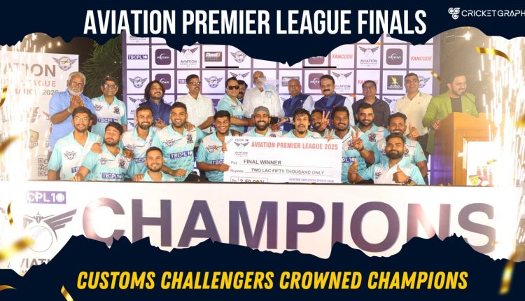 Aviation Premier League Finals: Customs Challengers Crowned Champions