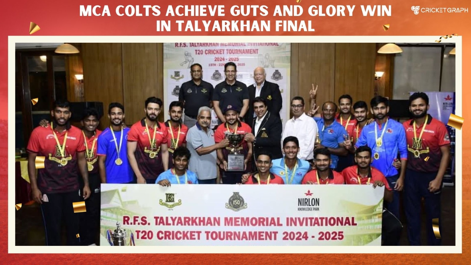 MCA Colts achieve guts and glory win In Talyarkhan final