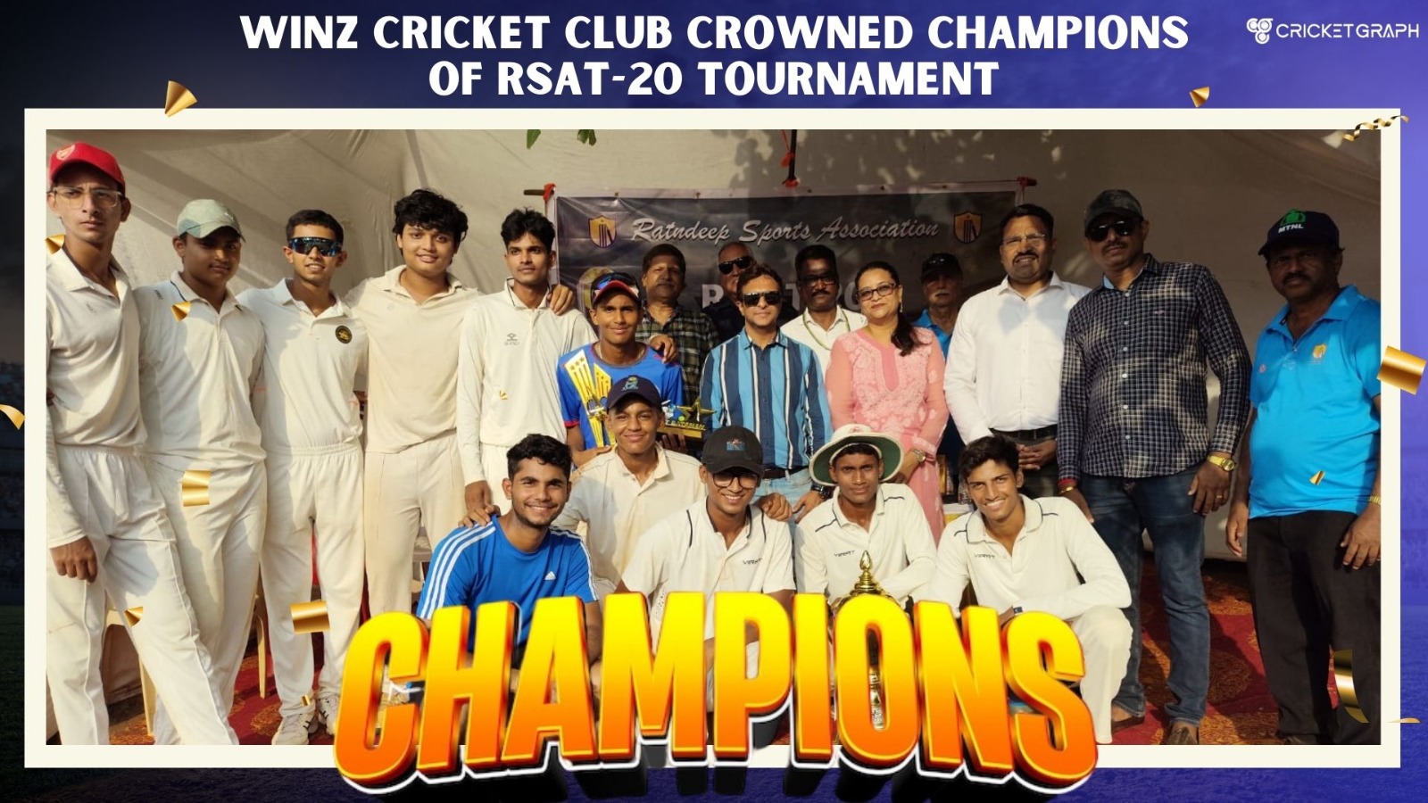 Winz Cricket Club Crowned Champions of RSAT-20 Tournament