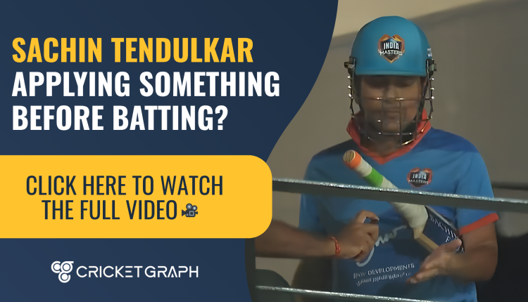 Sahin Tendulkar Uses this spray in every match before batting