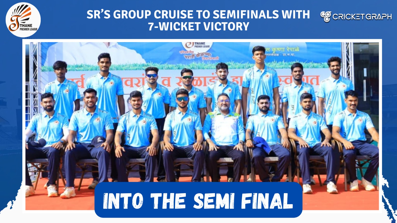 SR’s Group Cruise to Semifinals with 7-Wicket Victory