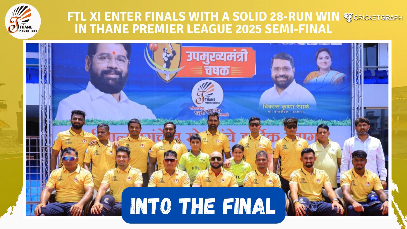 FTL XI Enter Finals with a Solid 28-Run Win in Thane Premier League 2025 Semi-Final