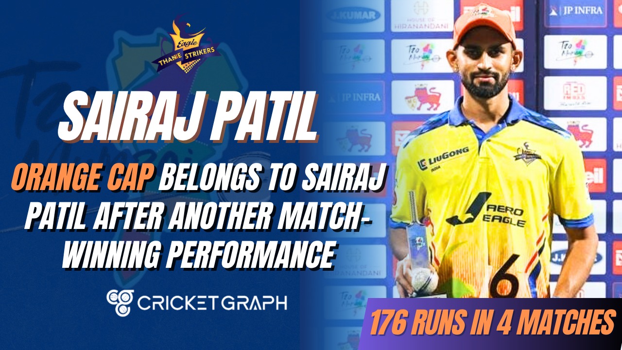 range Cap Belongs to Sairaj Patil After Another Match-Winning Performance