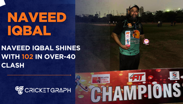 Naveed Iqbal Shines with 102 in Over-40 Clash
