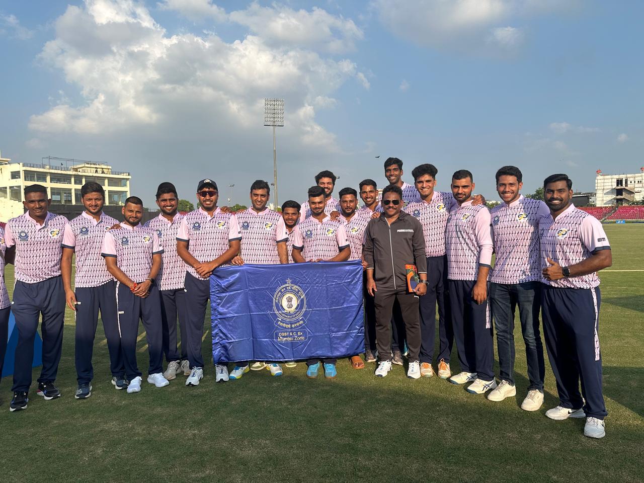 At RBI T20 tournament - Jaipur with team CGST mumbai