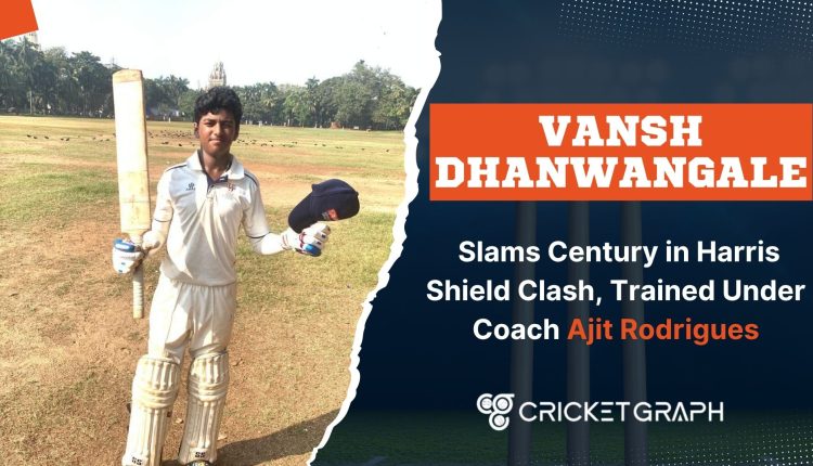 Slams Century in Harris Shield Clash, Trained Under Coach Ajit Rodrigues