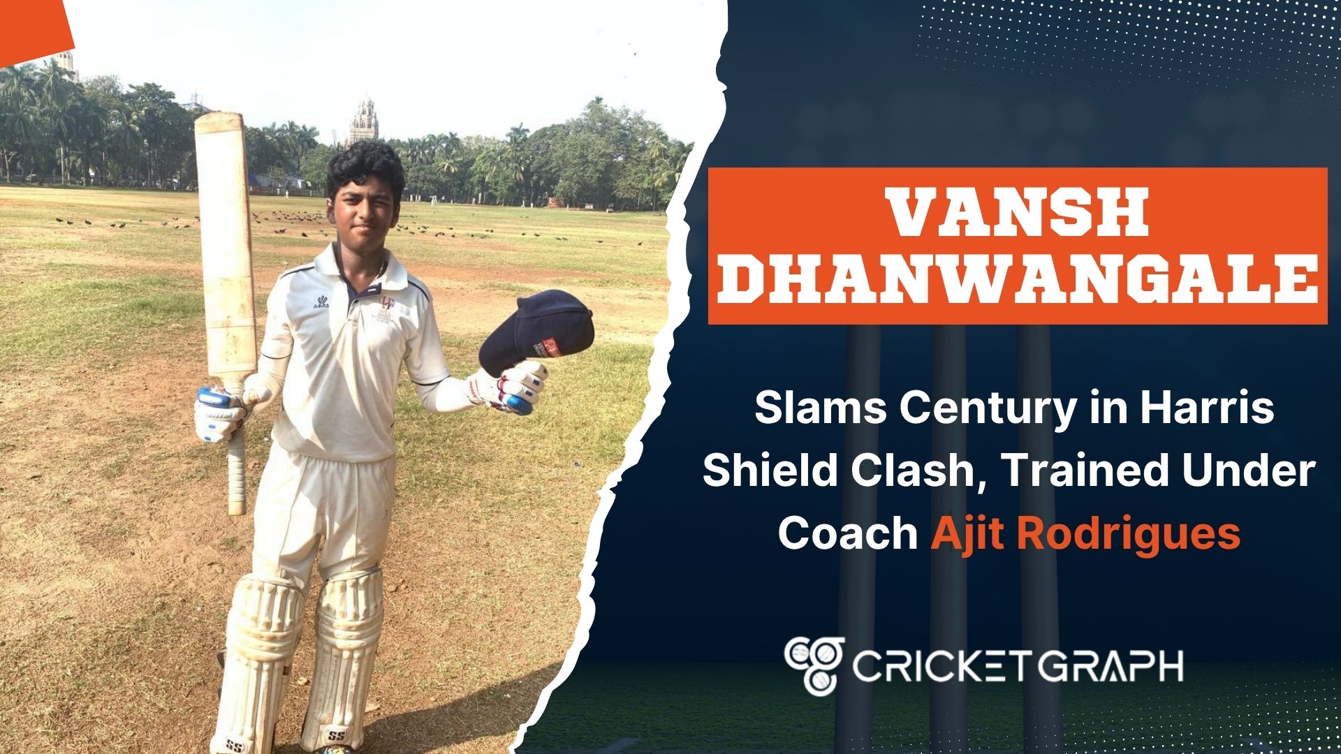 Slams Century in Harris Shield Clash, Trained Under Coach Ajit Rodrigues