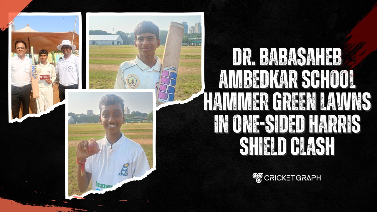 Dr. Babasaheb Ambedkar School Hammer Green Lawns in One-Sided Harris Shield Clash
