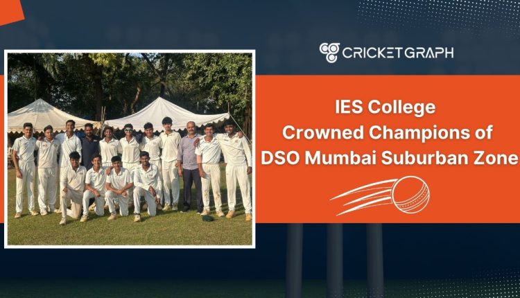 IES College Crowned Champions of DSO Mumbai Suburban Zone