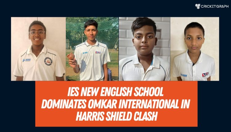 IES New English School dominates Omkar International in Harris Shield clash