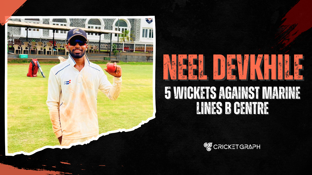 Neel Devkhile 5 wickets against Marine Lines B centre