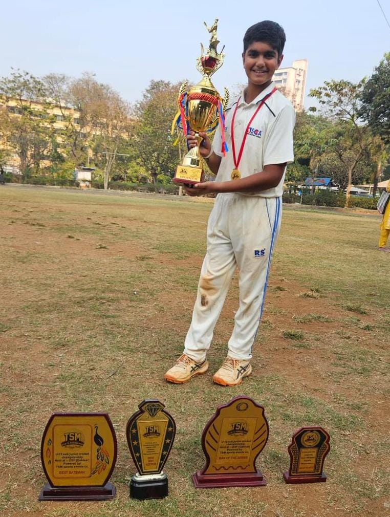 Nivedh Lakhwani ( Player of the match, Best Batsman of the tournament, Man of the Series)