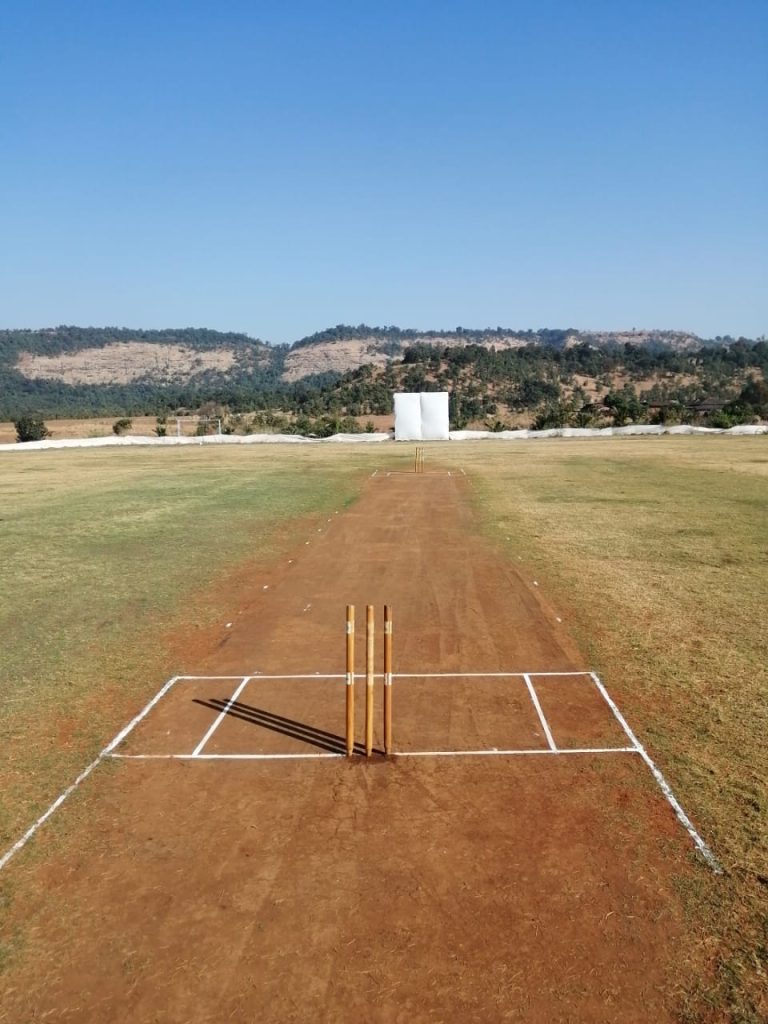 WIcket of Eprashala Sports complex