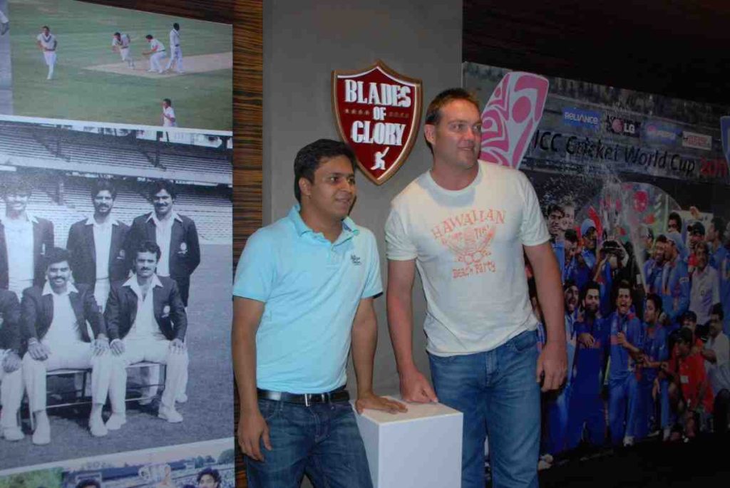 Jacques Kallis at Blades of Glory Museum