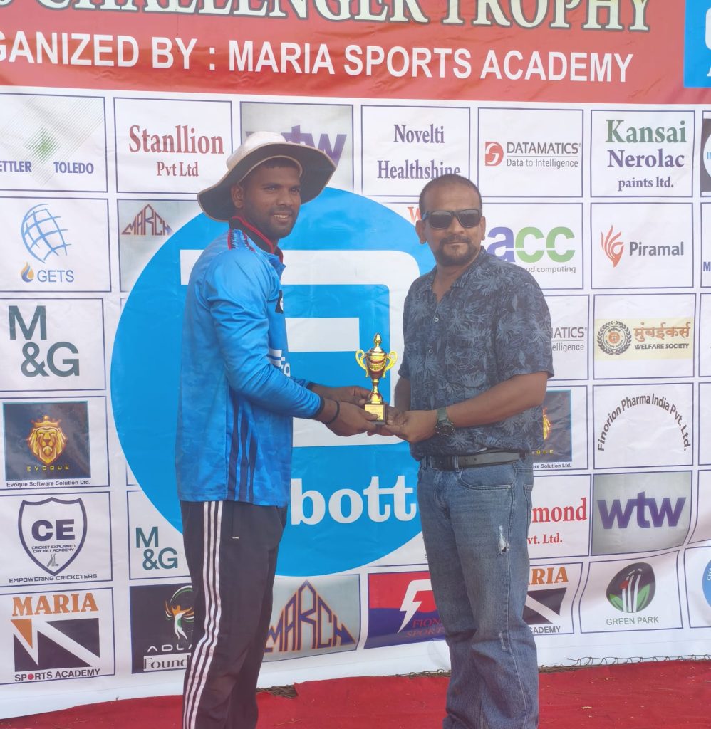 Brijesh Kumar ( Empire Industries Man of the match)