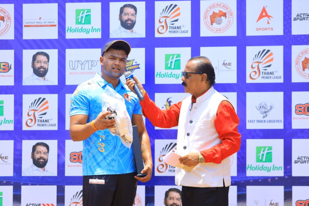 Man of the Match Atharva Kale (80 runs in 30 Balls)