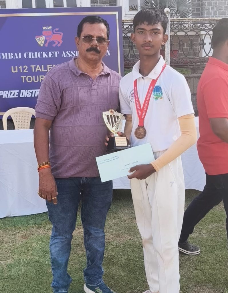 Advait Jadhav with Dinesh Lad sir