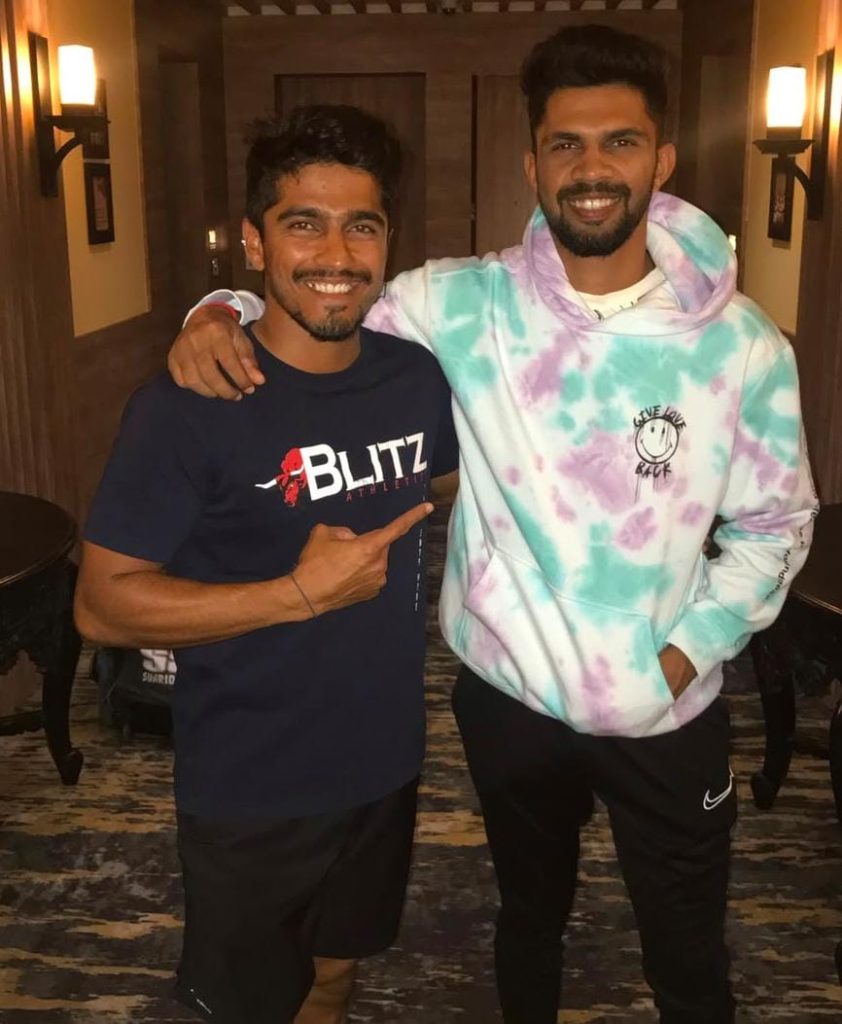 Avdhut Dandekar With Ruturaj Gaikwad