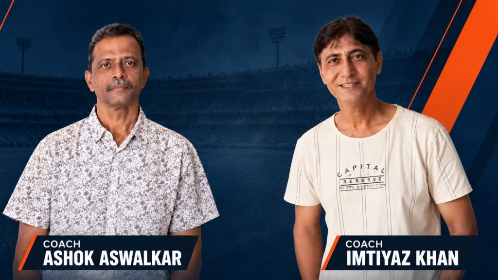 Coach Ashok Aswalkar and Coach Imtiyaz Khan